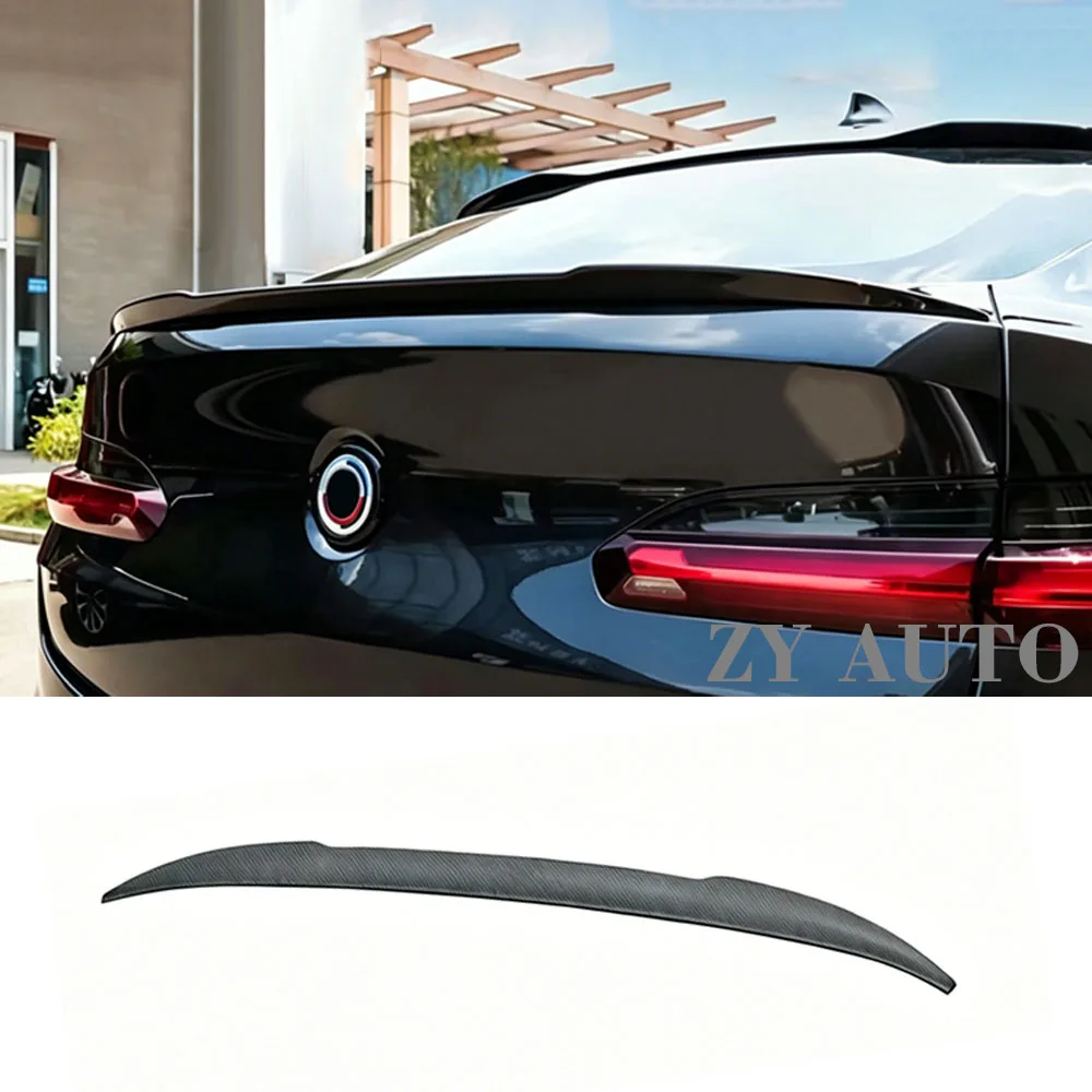 For BMW X4M F98 2022 Carbon Fiber Spoiler Tail Wing AE Style Auto Exterior Modification Part