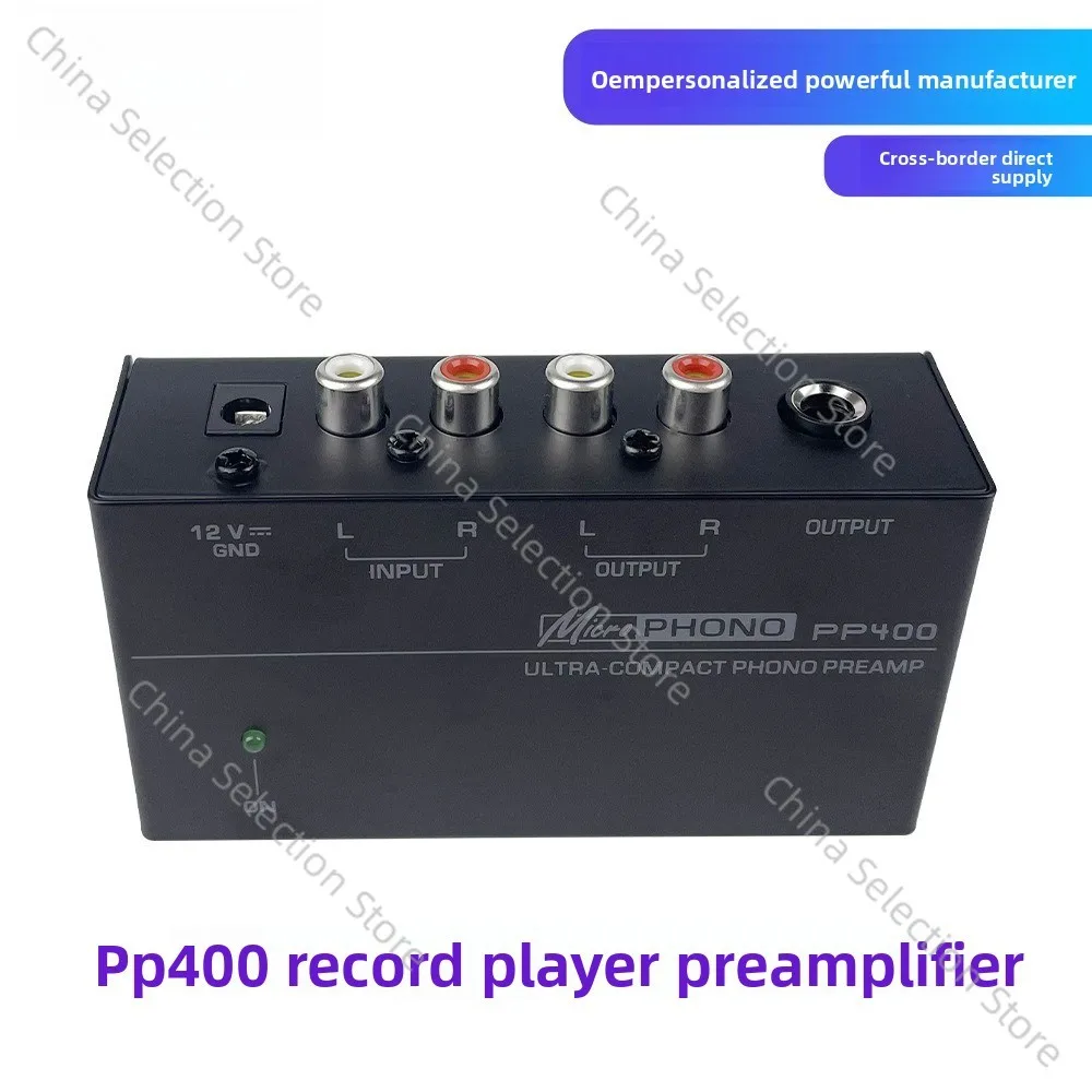 

PP400 Phono Preamp PP400 Vinyl, Headphone Signal Amplifier