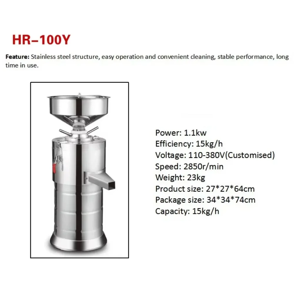Amendoim Pasta Retificadora, Nut Grinder Making, Sesame Tahini, 15 kg/h Eficiência, 2850 R min Velocidade