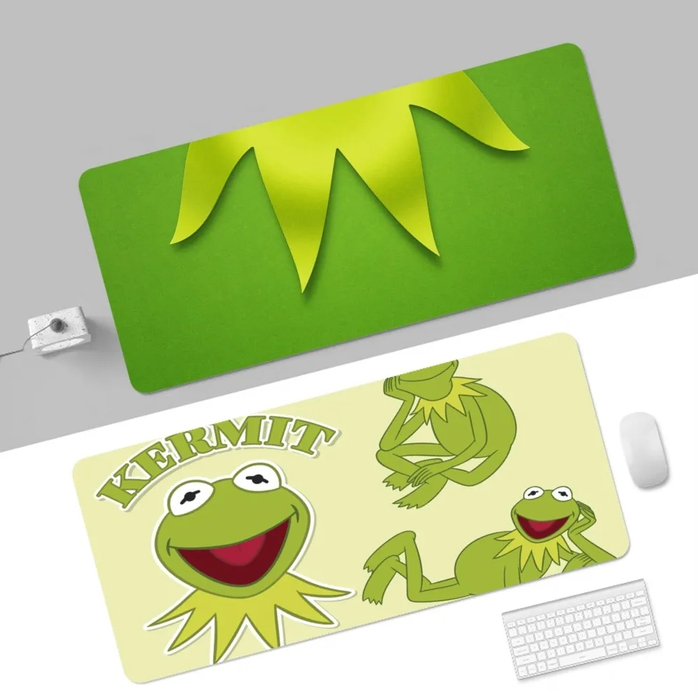 Amine Funny Kermit The Frog Memes Cute INS Tide Large Office Computer Desk Mat Table Keyboard Mouse Pad Laptop Cushion Non-slip