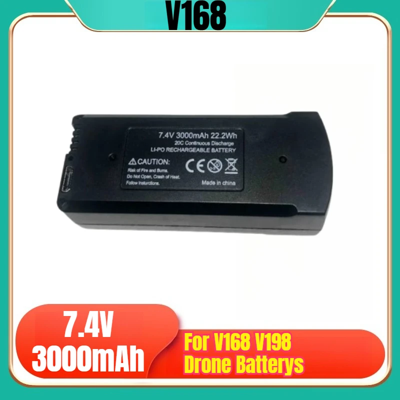 

V168 7,4 В 3000 мАч Аккумуляторы для дрона для V168 V198