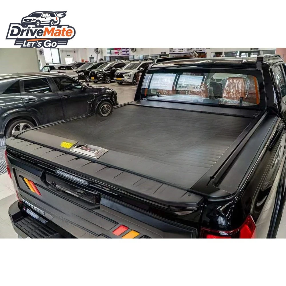 

Retractable Aluminum Lid Roller Pickup Truck Cover Tonneau Bed for Mitsubishi New Triton 2024 NK123