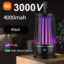 XIAOMI-lámpara eléctrica antimosquitos, trampa para moscas, recargable por USB, portátil, silenciosa, para exteriores