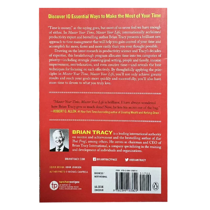 Master Your Time Master Your Life By Brian Tracy in English Paper Book