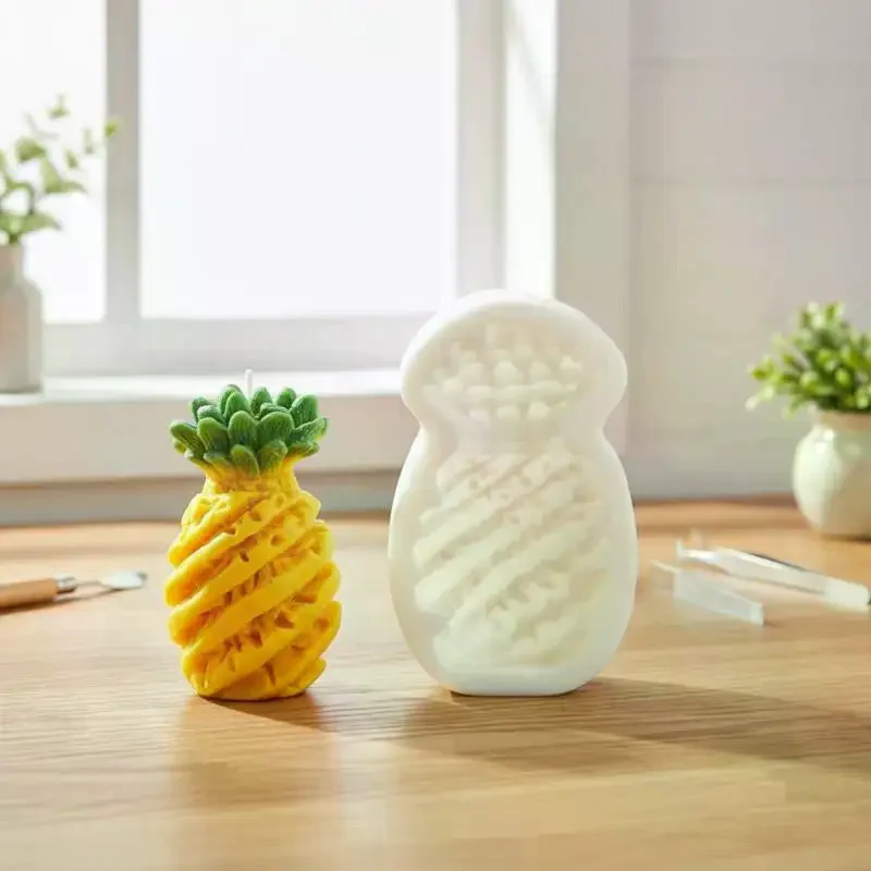 3D Fruit Shaped Silicone Molds With Food Grade Material And Easy Demold Perfect For Candle Making Soap Making Baking DIY Crafts