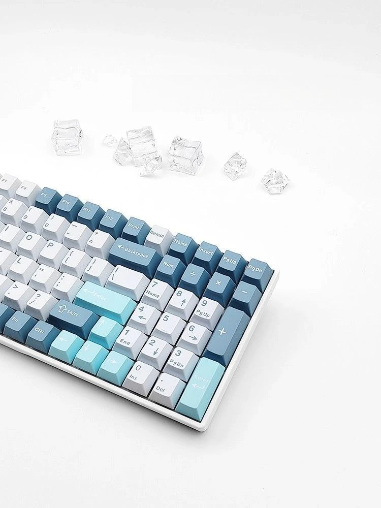 Tri-color PBT Keycaps 125 Keys Cherry Profile Dye-Sub Custom Full Set keycaps personalizadas for Mechanical Keyboard Cherry MX