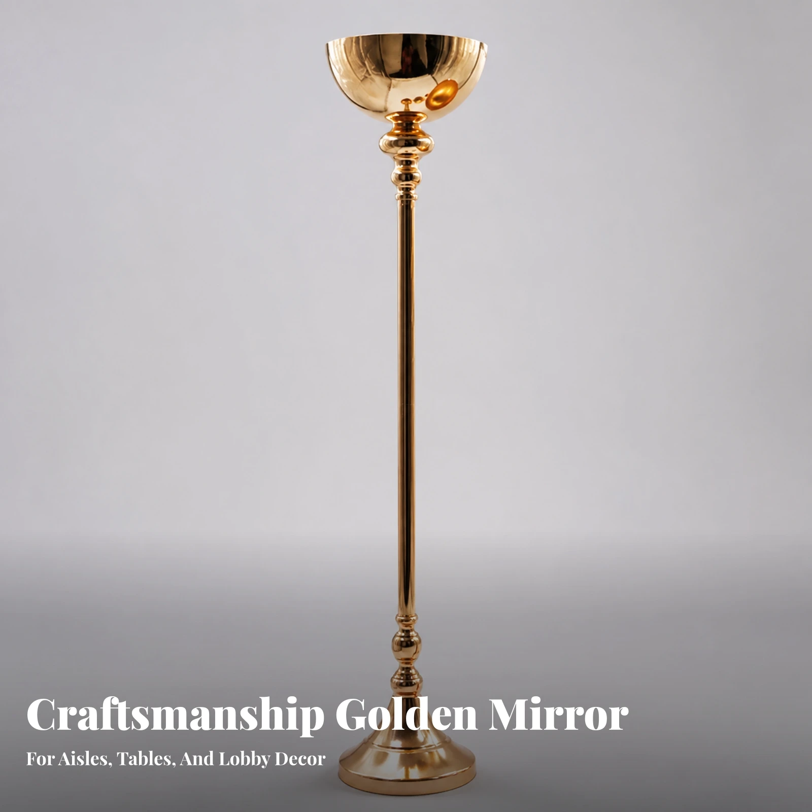 Flower Vase with Pedestal Ornate Pedestal Vase Flower Stand Freestanding Vessel Sturdy for Wedding Planners, Weddings