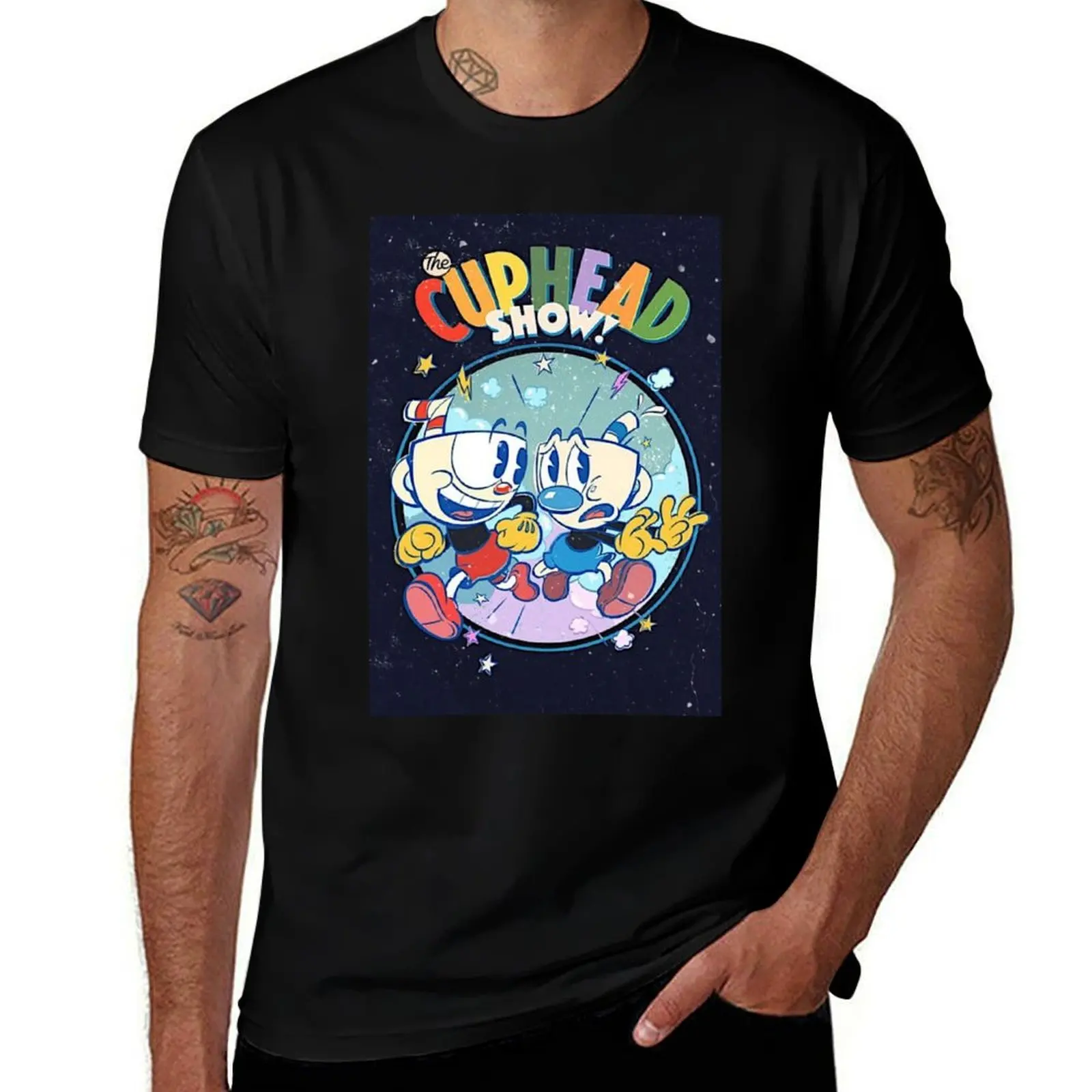 

The Cuphead Show T-Shirt t shirt men 100% cotton luxury brand man t shirts for men T-Shirt