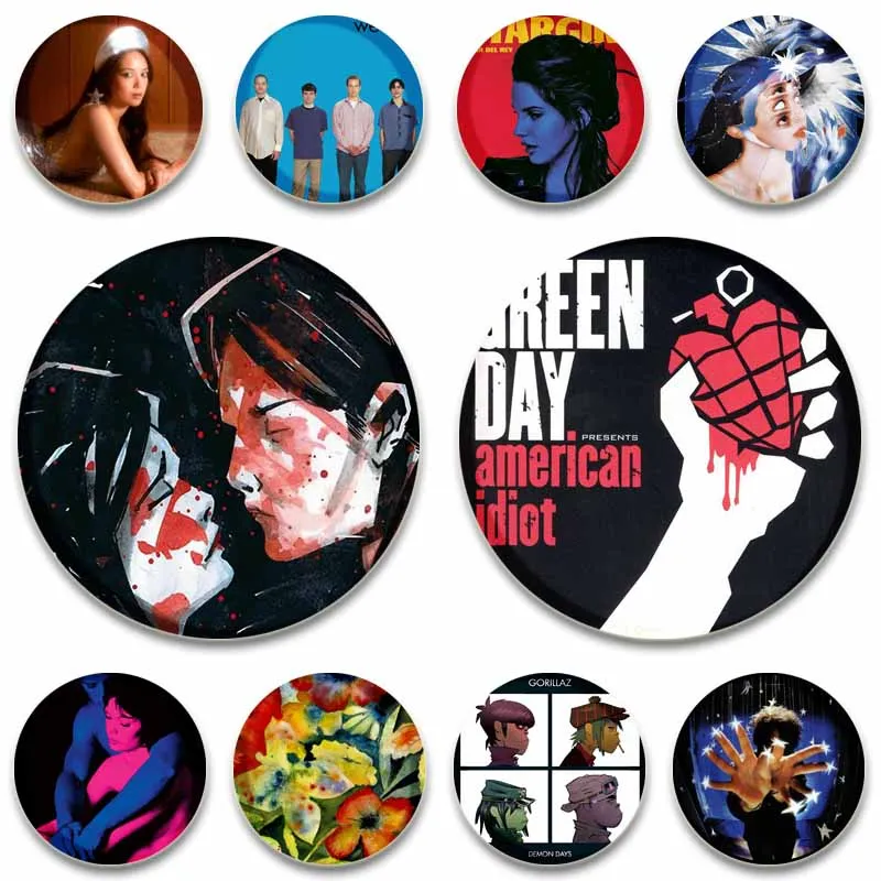 

Pop Album Cover Art Soft Button Pins Three Cheers for Sweet Revenge Brooch on Backpack Hat Badge Jewelry Accessories Wholesale