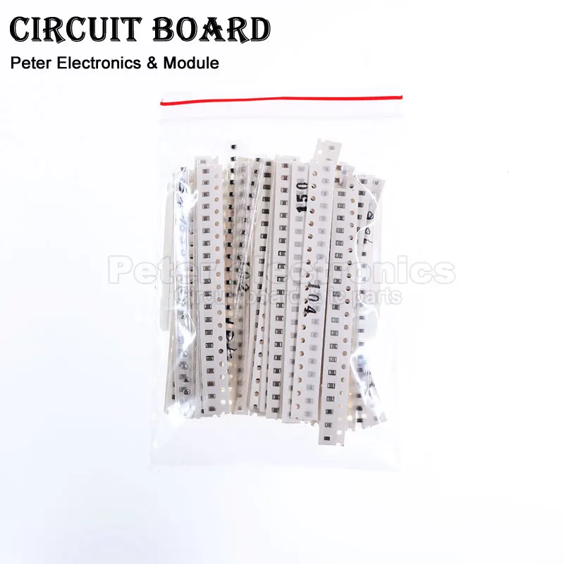 720pcs=36values*20pcs 0805 Capacitor Assorted Kit SMD 1pF~10uF Electronic DIY Samples Set