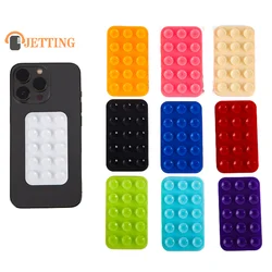 Suction Cup Wall Stand Mat Multifunctional Silicone Square Phone Double-Sided Case Anti-Slip Holder Mount Sucker Pad