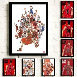 Slam Dunk Anime Quality HD Reying Movie HomeSlam Dunk Art Decor Room Living Room Poster Room Wall Art Canvas Painting