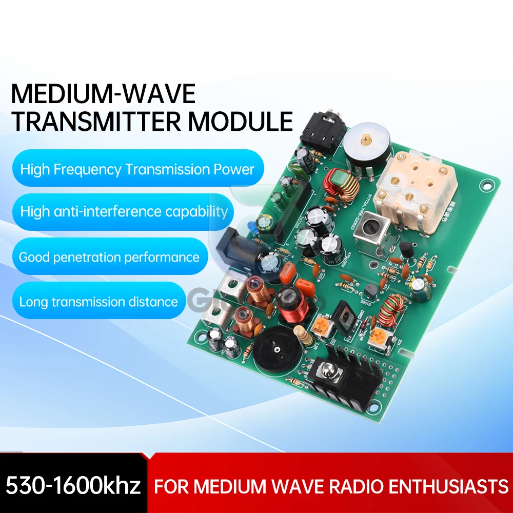 

530-1600khz Medium Wave Transmitter Radio Experimental AM Transmitter AM Signal Source , School Training Kit Crystal Radio