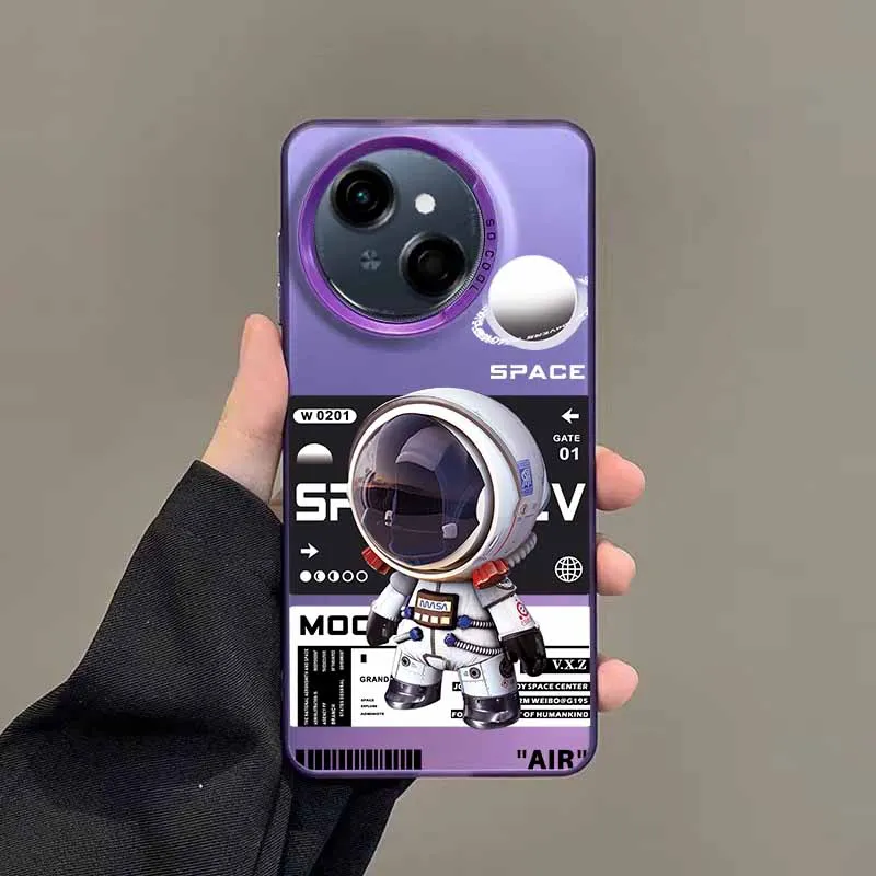 حافظة لهاتف Tecno Spark GO 1 Spark 30c 20c 10c 20 10 8c 7T 6 GO Pro Plus 4G 5G حافظة هاتف ليزر فاخرة على الطراز الكرتوني رقم 11