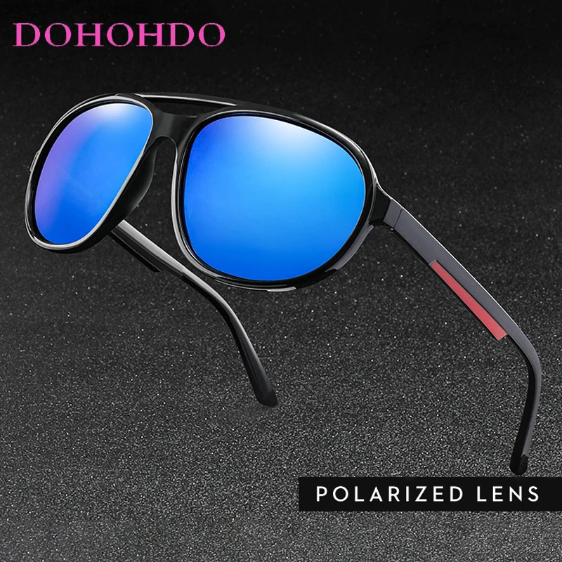 

Vintage Oval Frame Brand Polarized Night Vision Sunglasses Men Women Sports Sunglasses Driving Anti-Glare Cycling Goggles UV400