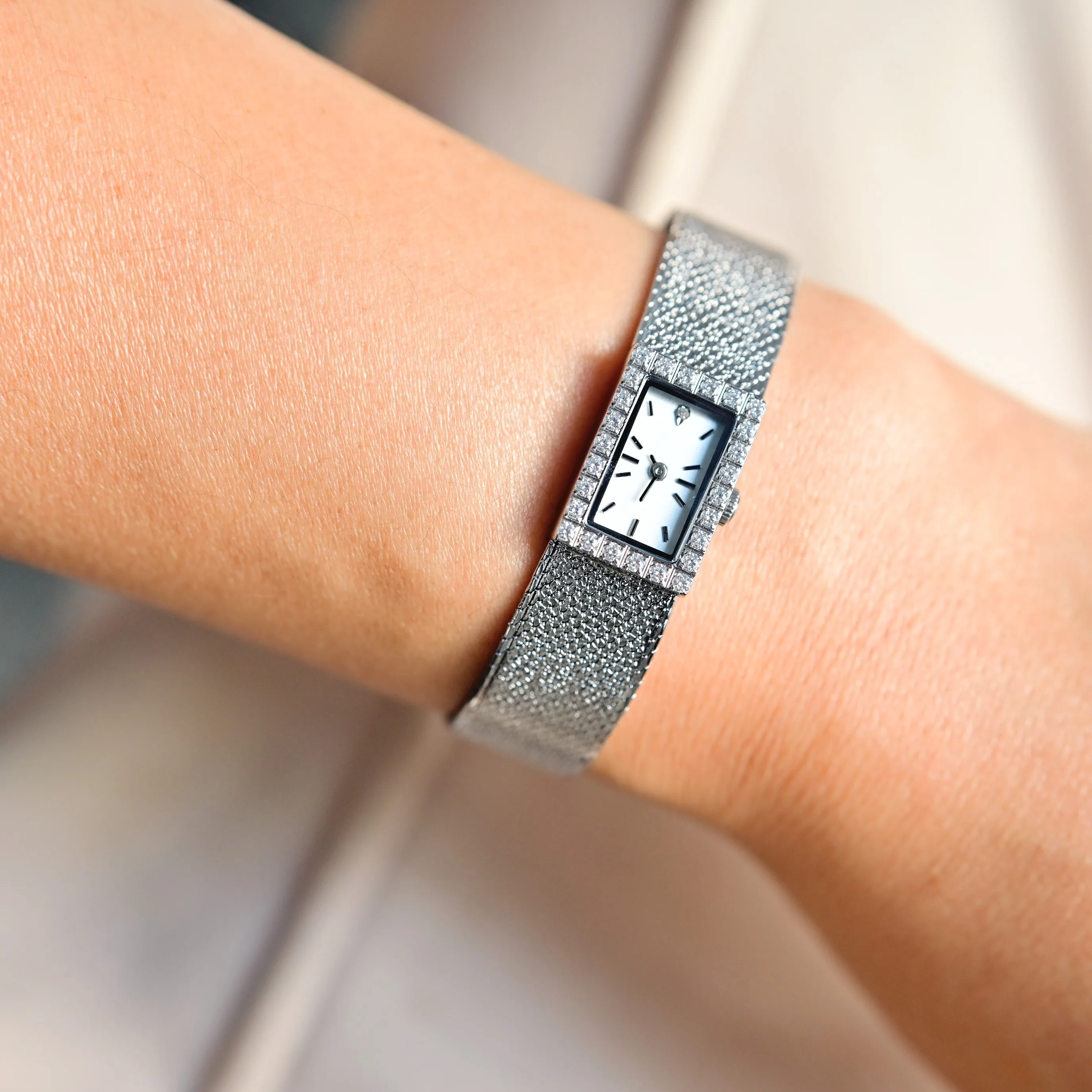 Luxury Quartz Wrist Watch Stainless Steel Bracelet Water Resistant Retro Women Luxury Stainless Steel Square Women main image 2