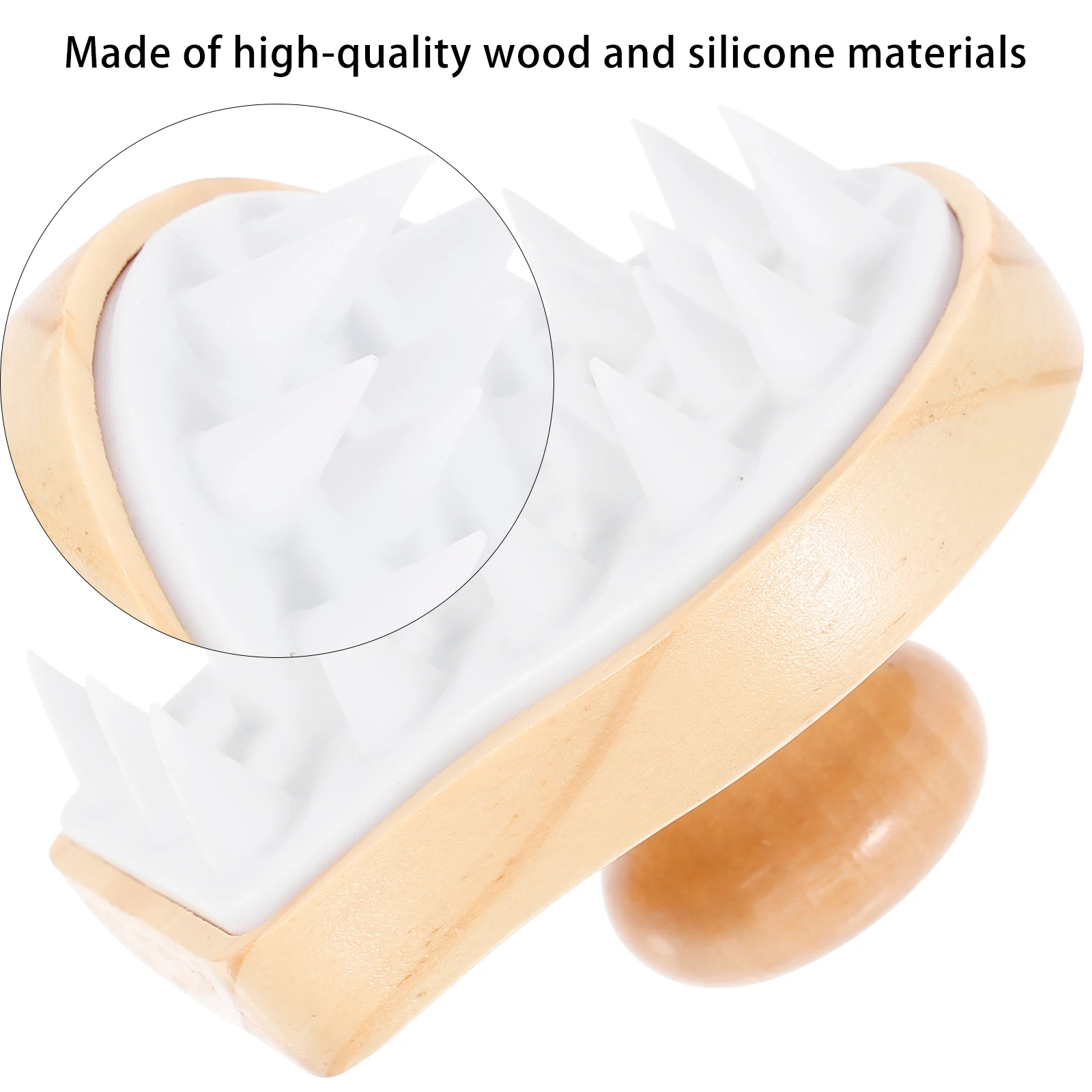 

Щетка-массажер для кожи головы для глубокого очищения и улучшения кровообращения, силиконовая расческа для мытья волос, снимает перхоть и