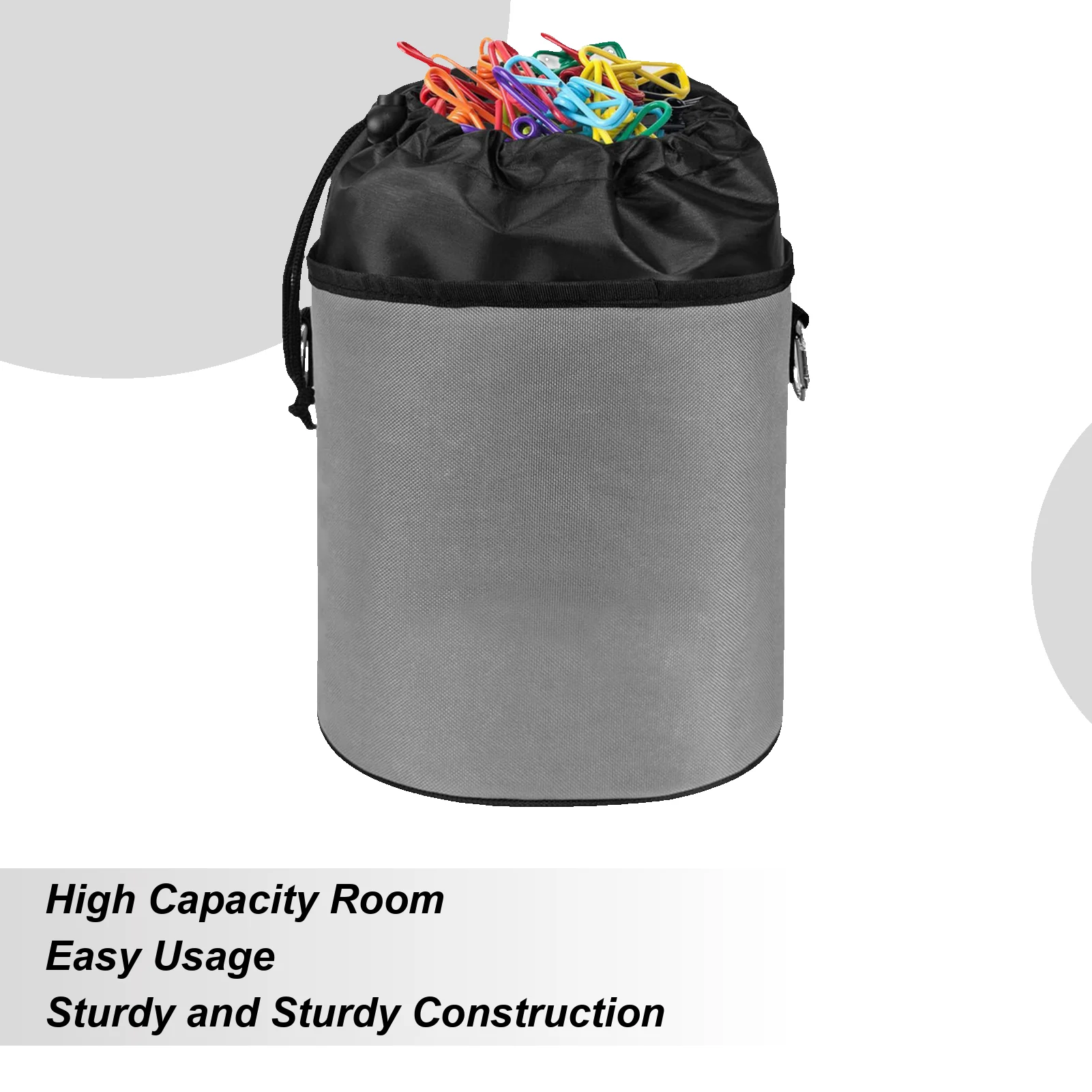 

Органайзер для прищепок, держатель для хранения булавок для белья с плечевыми ремнями, легкий прочный органайзер для хранения прищепок для одежды