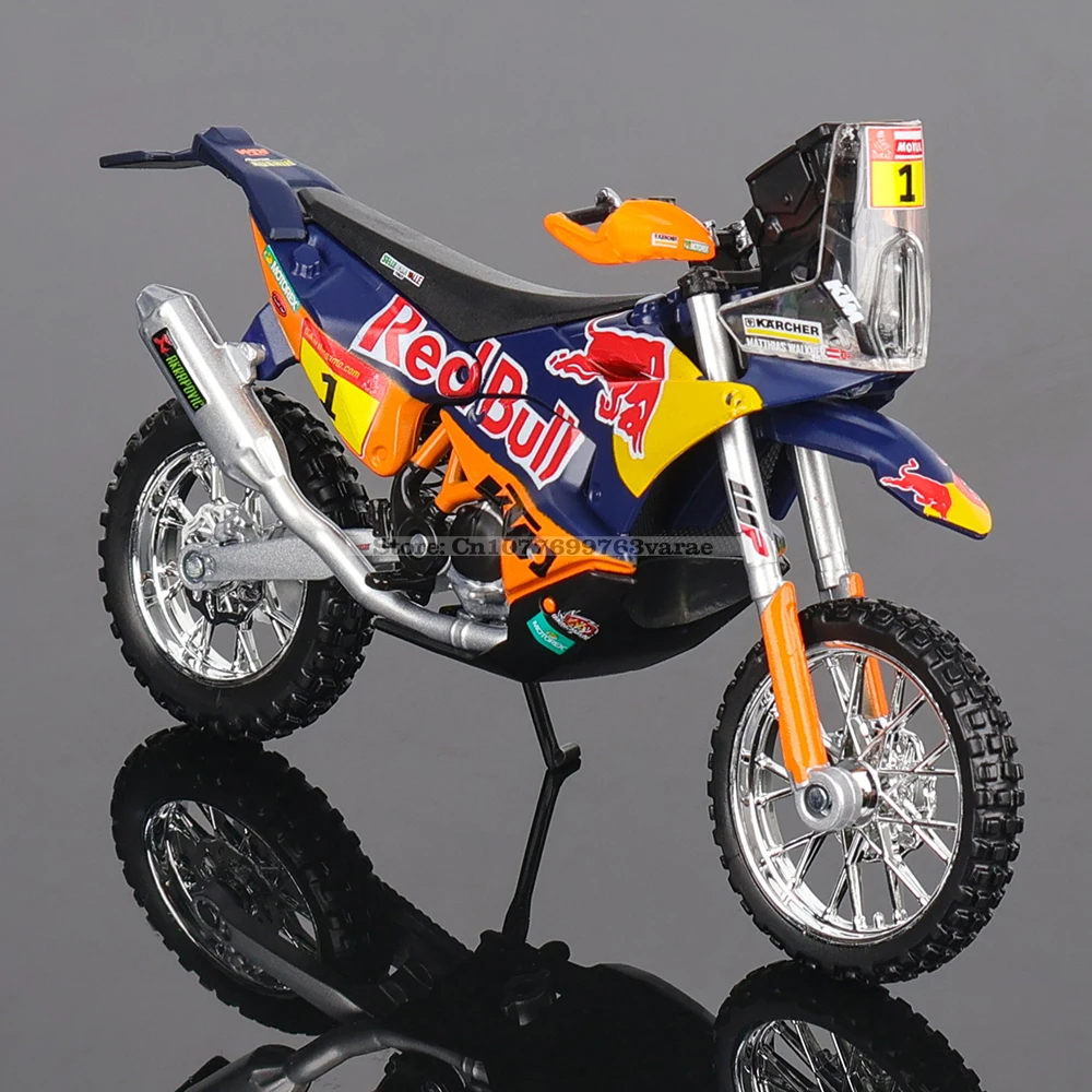 Bburago 1:18 KTM 450 790 Adventure R Rally BMW original authorized simulation alloy motorcycle model toy car gift collectio