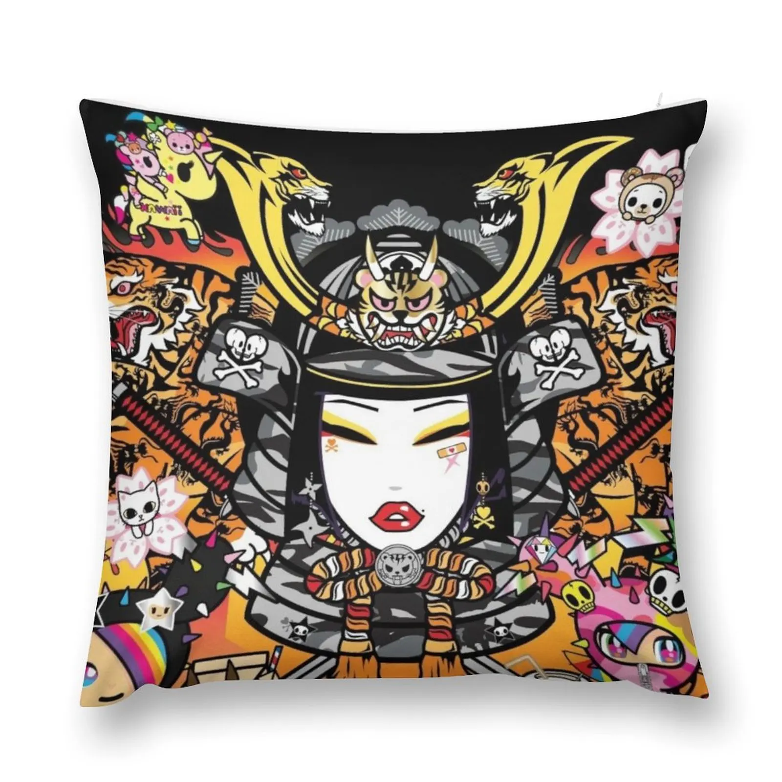 Tokidoki ComplexCon Throw Pillow christmas pillowcases Sofa Cushions Cover Luxury Cushion Cover pillow