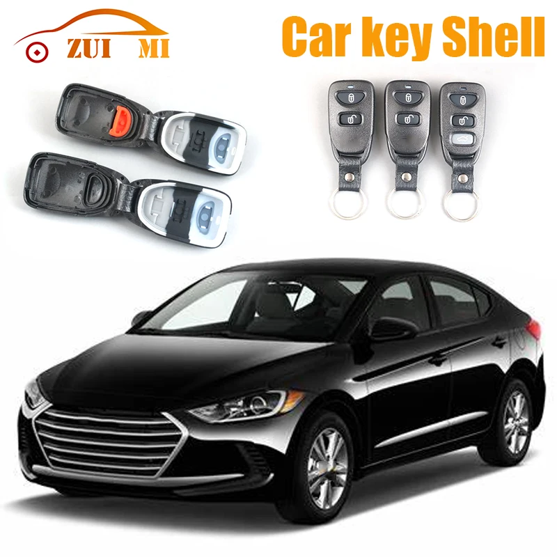 

Car Key Shell For Hyundai Elantra Sonata Santa For Kia Carens 2/ 3/4 Remote Key Housing High Quality Dedicated car