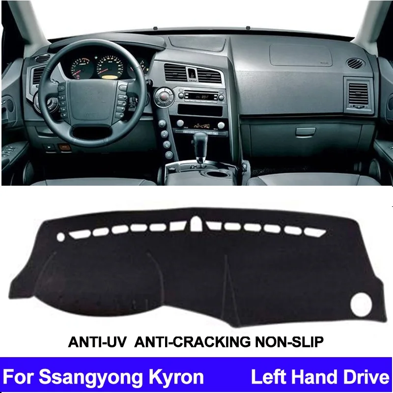 

For Ssangyong Kyron Car Dashboard Cover Dashmat Auto Inner Sun Shade Dash Board Mat Cover Pad Carpe Car Styling Anti-sun