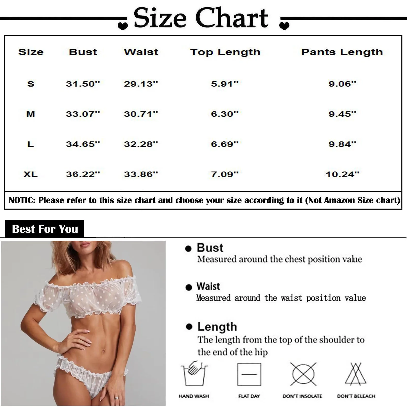 Women'S Sexy Lingerie Wrap Chest Off Shoulder Wave Dot Mesh Sleepwear Ultra-Thin Transparent Fun Underwear Set Baby Doll 여성이벤트속옷