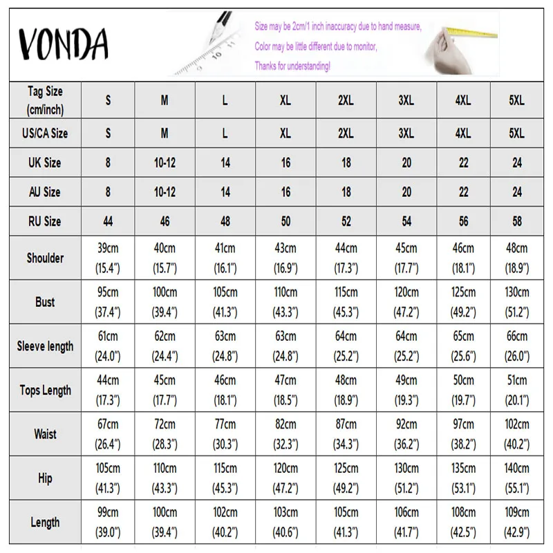 Plus Size 5XL VONDA Mode Jurk Sets Vrouwen Lange Lantaarn Mouw Blouse en Maxi Rokken Elegante Streetwear 2 Stuk outfits 2 STUKS