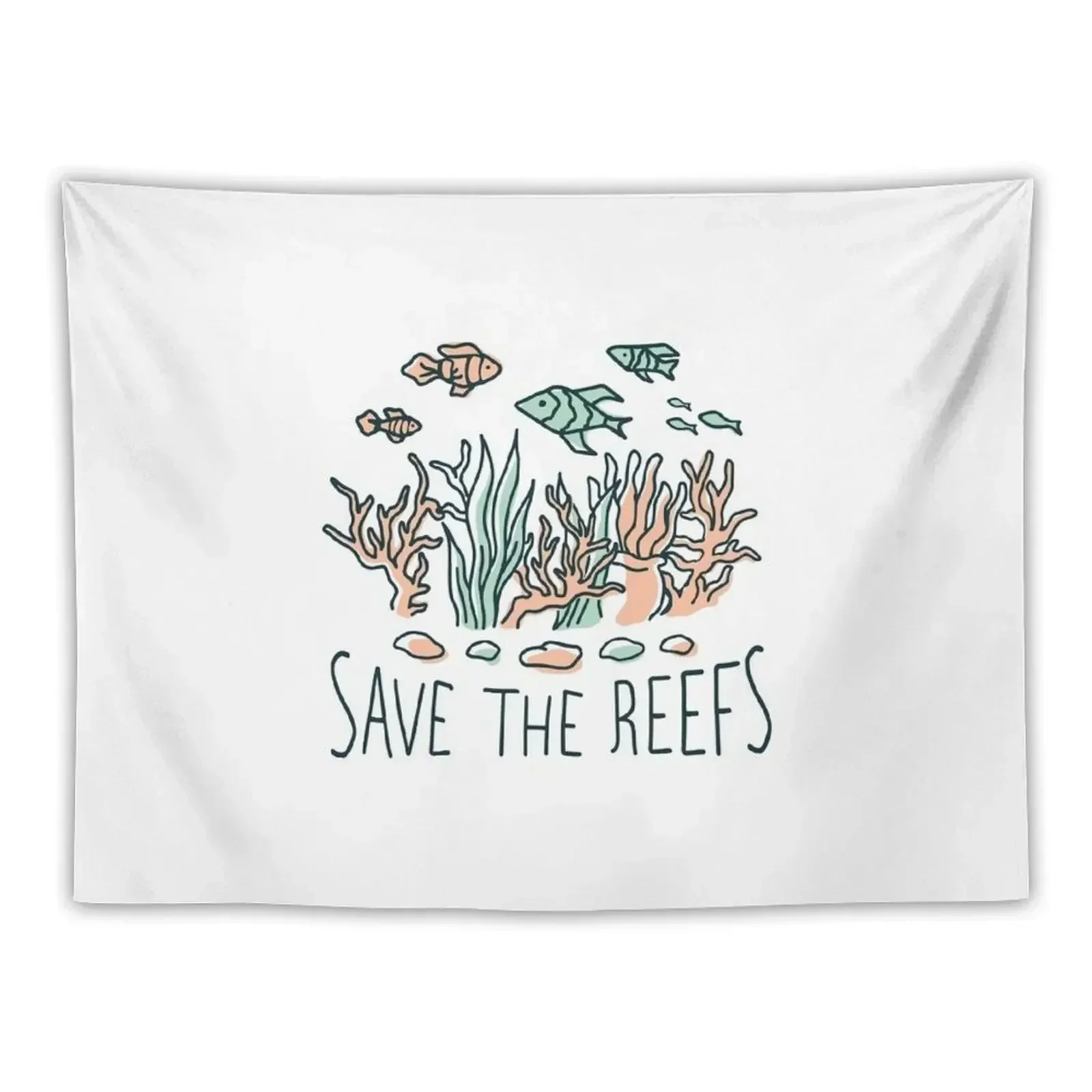 

Save The Reefs Tapestry Decorations For Your Bedroom Wall Tapestries Hanging Wall Anime Decor Tapestry