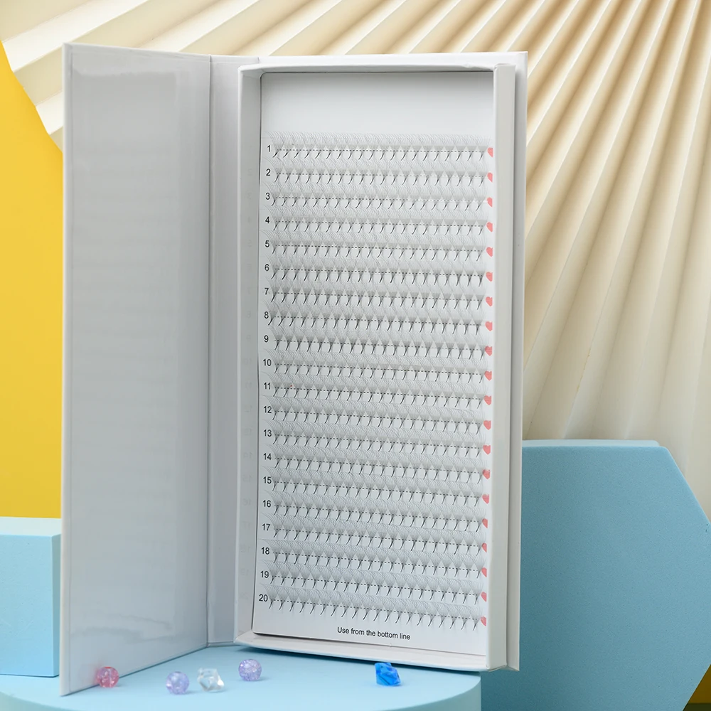 3D 8D 16D 20D Fluffy Pointy Base Promade Fans Lashes Extension Bulk Premade Wholesale False Eyelash For Beauty Cosplay Eyelashes