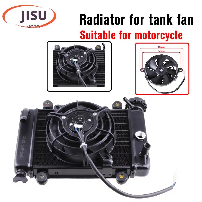 Motorrad Lüfter Motorkühler Motorrad ATV Quad Ölkühler Wasserkühler Elektrisch