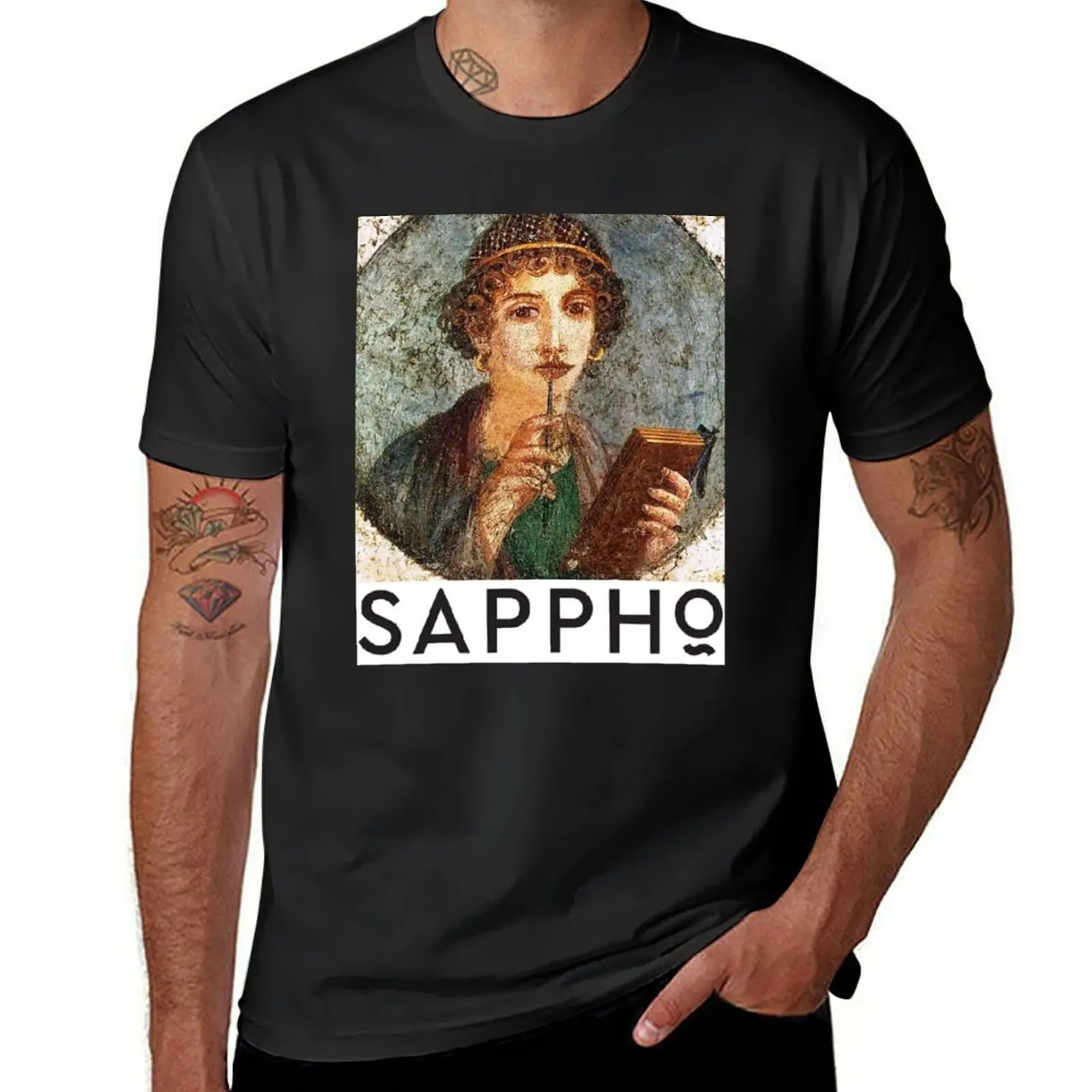 SAPPHO T-Shirt tees cute tops men t shirt