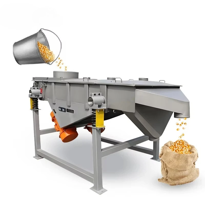 2026 Hot Linear Vibrating Screen Classifier for Peanut Separation Food Processing Application with Core Motor Component