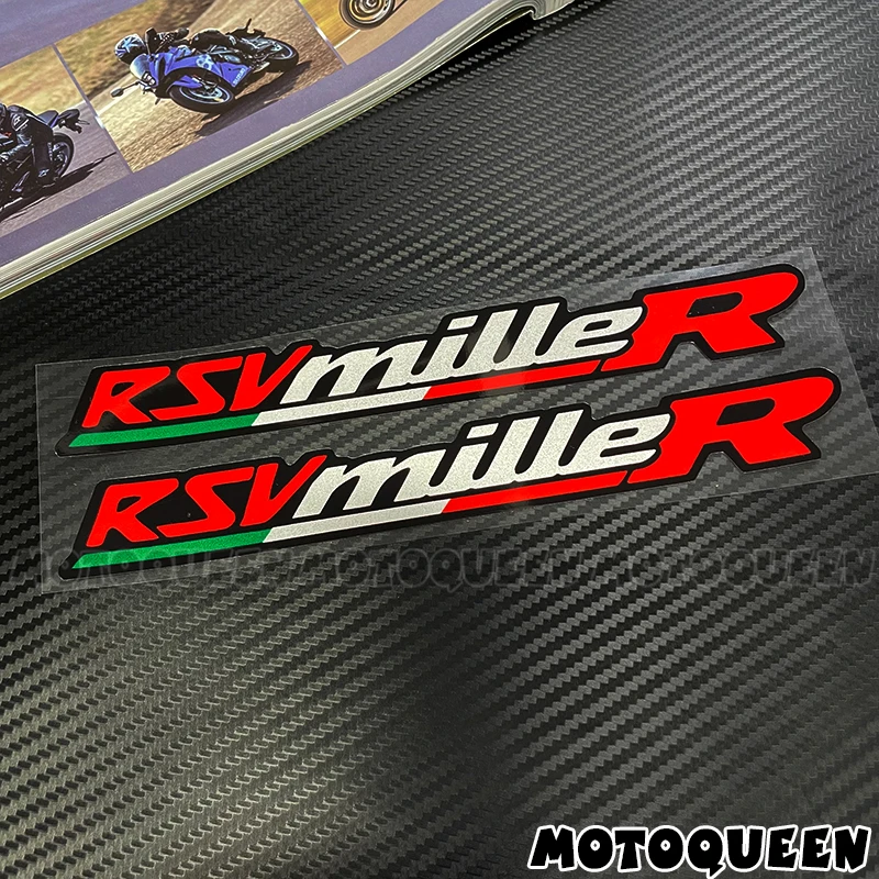 For Aprilia RSV mille R Sticker Motorcycle Helmet Wheel Rims Fuel Tank Pad Side Reflective Emblem Label Logo Decals Stickers