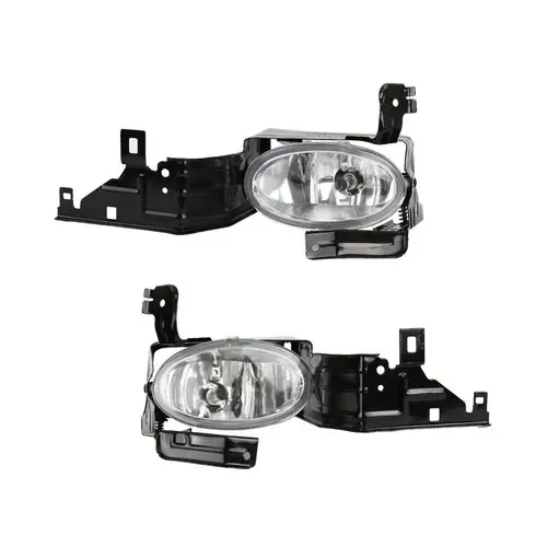 Imagen 2 del producto Para Honda Accord Sedan 2011-2012 luz antiniebla delantera parachoques delantero DRL luces antiniebla de conducción con bombillas H11 y conjunto de interruptor de cableado