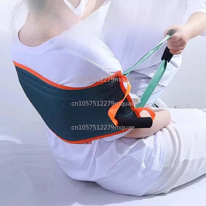 The Auxiliary Device Turns Over, The Elderly Gets Up, The Auxiliary with Bed Rest Care, Stands Up, and Pulls Rope Artifact