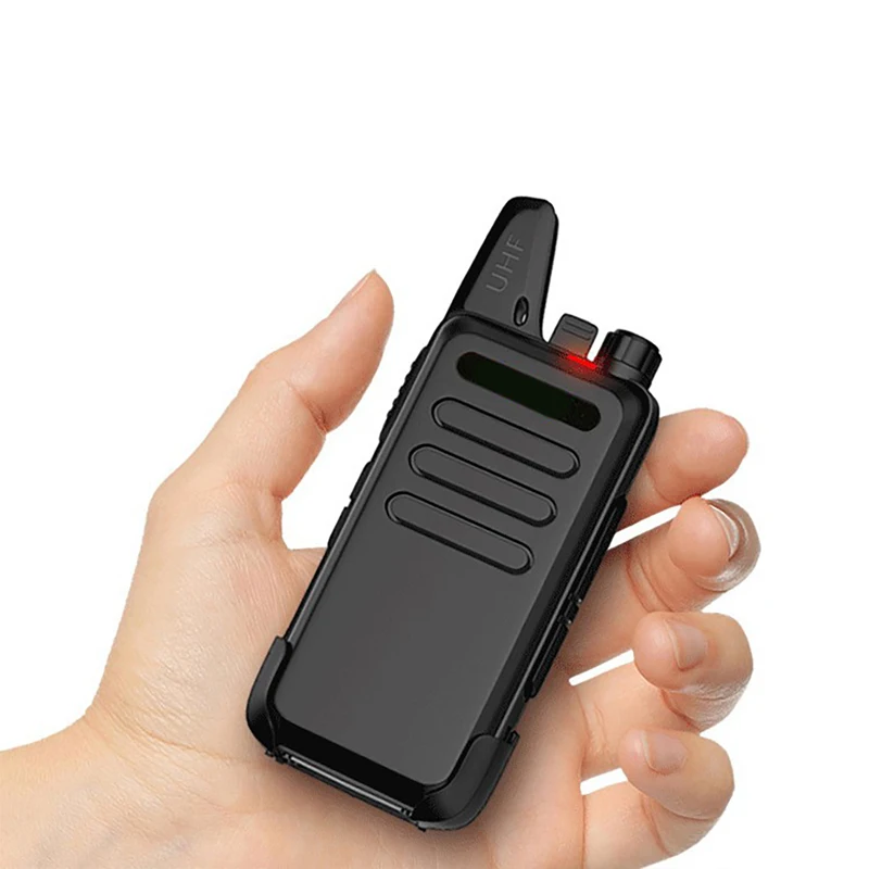 5W Walkie Talkie Wireless Portable Long Range UHF 400-470MHz Mini Intercom VOX Monitoring Scanning Key Lock For Hotel Restaurant