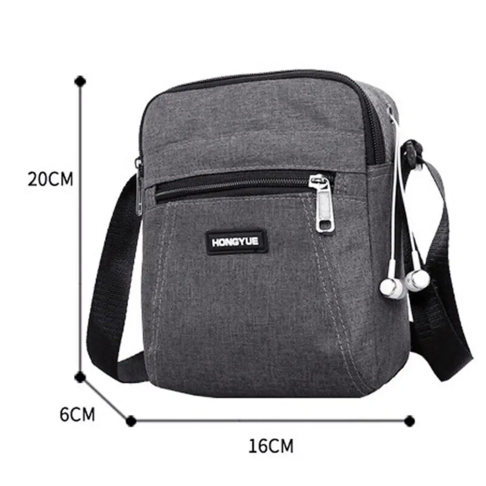 Bolso de negocios multifuncional para hombre, bandolera pequeña para el trabajo, bolso de viaje