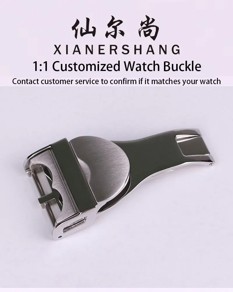 xianershang-高級カスタム-t-udor-代替安全バックル-18-ミリメートル折りたたみバックル-316l-ステンレス鋼ベルトバックル時計アクセサリー