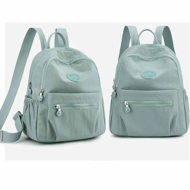 Women Lightweight Backpack Casual Daily Travel Rucksack Multi Pocket Waterproof Shoulder Bag Teenager School School Backpack