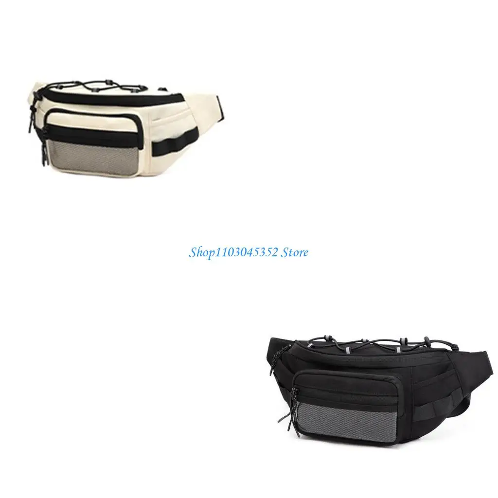 

Hiking Waist Bag Man Chest Bag with Adjustable Strap Male Fanny Pack Belt Bag
