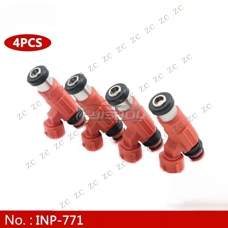 S+ Set 4x Fuel Injectors INP771 For Suzuki Outboard DF90 100 DF115 DF140 CDH210