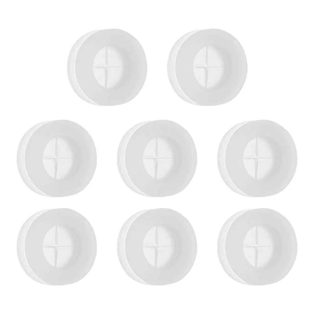 

8pcs Silicone Jar Lid Straw Plugs Reusable Cover Bottles Cans Home Office Outdoor Universal Replacement Accessory For