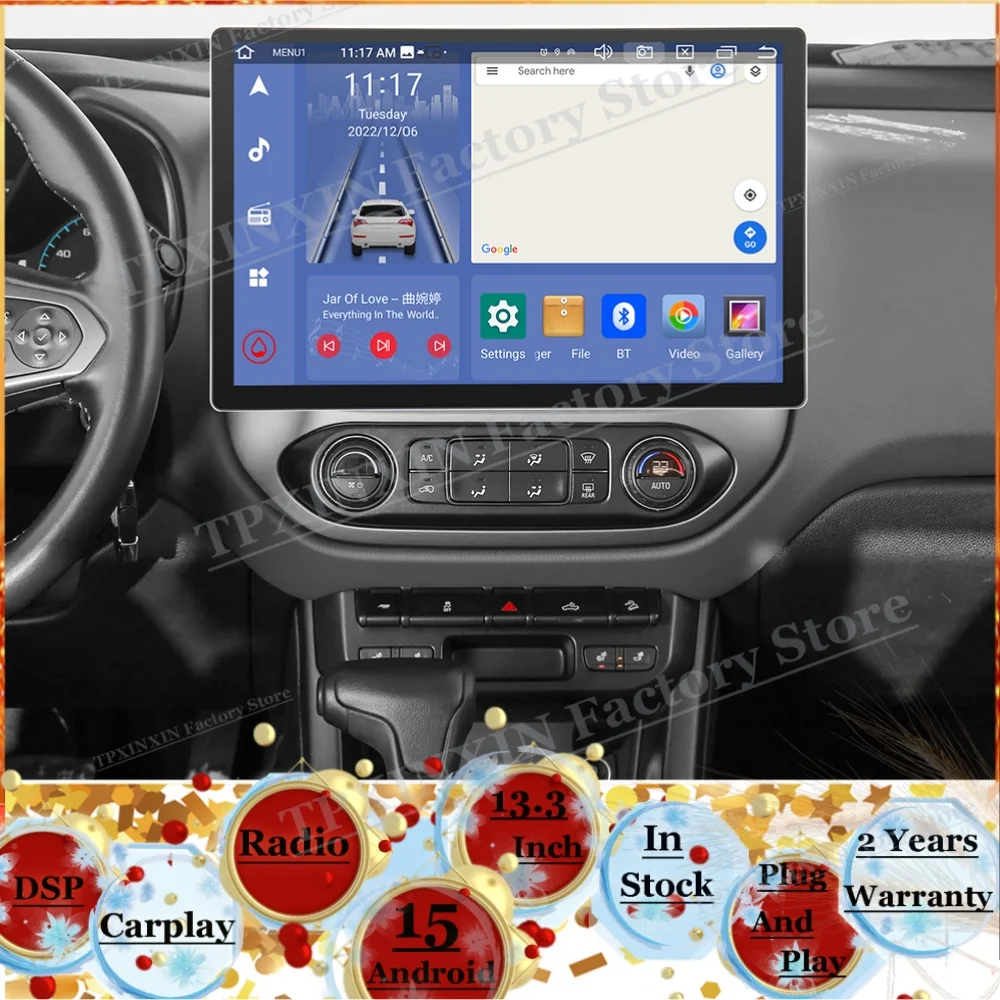 

2K Screen Android For Chevrolet Colorado 2015~2017 Multimedia Car Radio GPS Navigation Stereo Stereo Receiver Carplay Head Unit