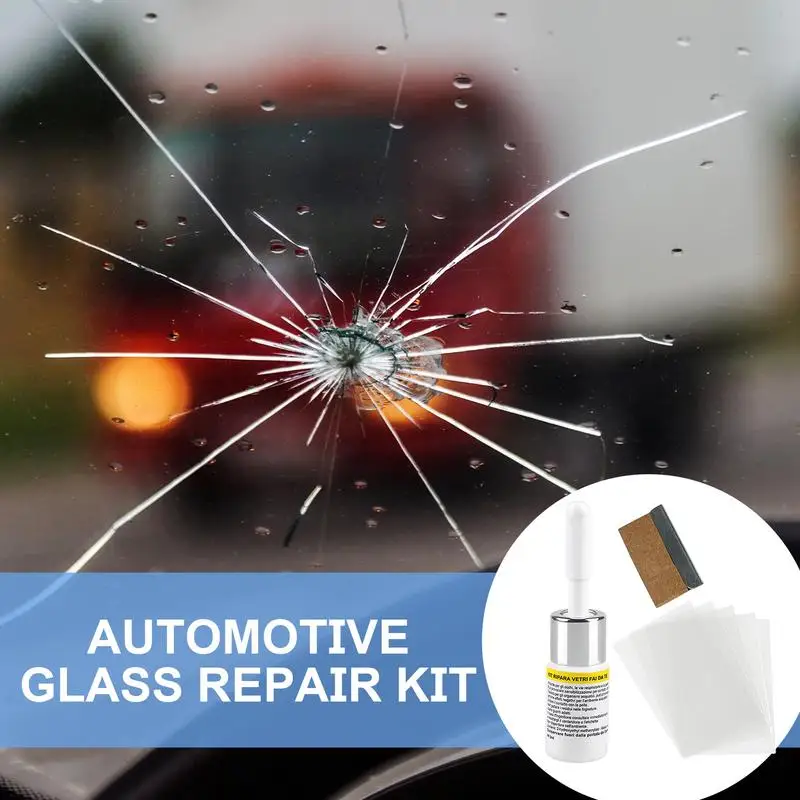 Car Windshield Cracked Repair Tool Auto Glass Repair Fluid Car Window Phone Screen Repair Kit Auto Window Scratch Crack Restore