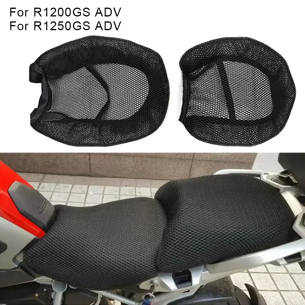 

For BMW R1200GS ADV R1250GS Adventure 2018 Motorcycle Seat Cover 3D Honeycomb Mesh Seat Cushion Seat Protect Cushion