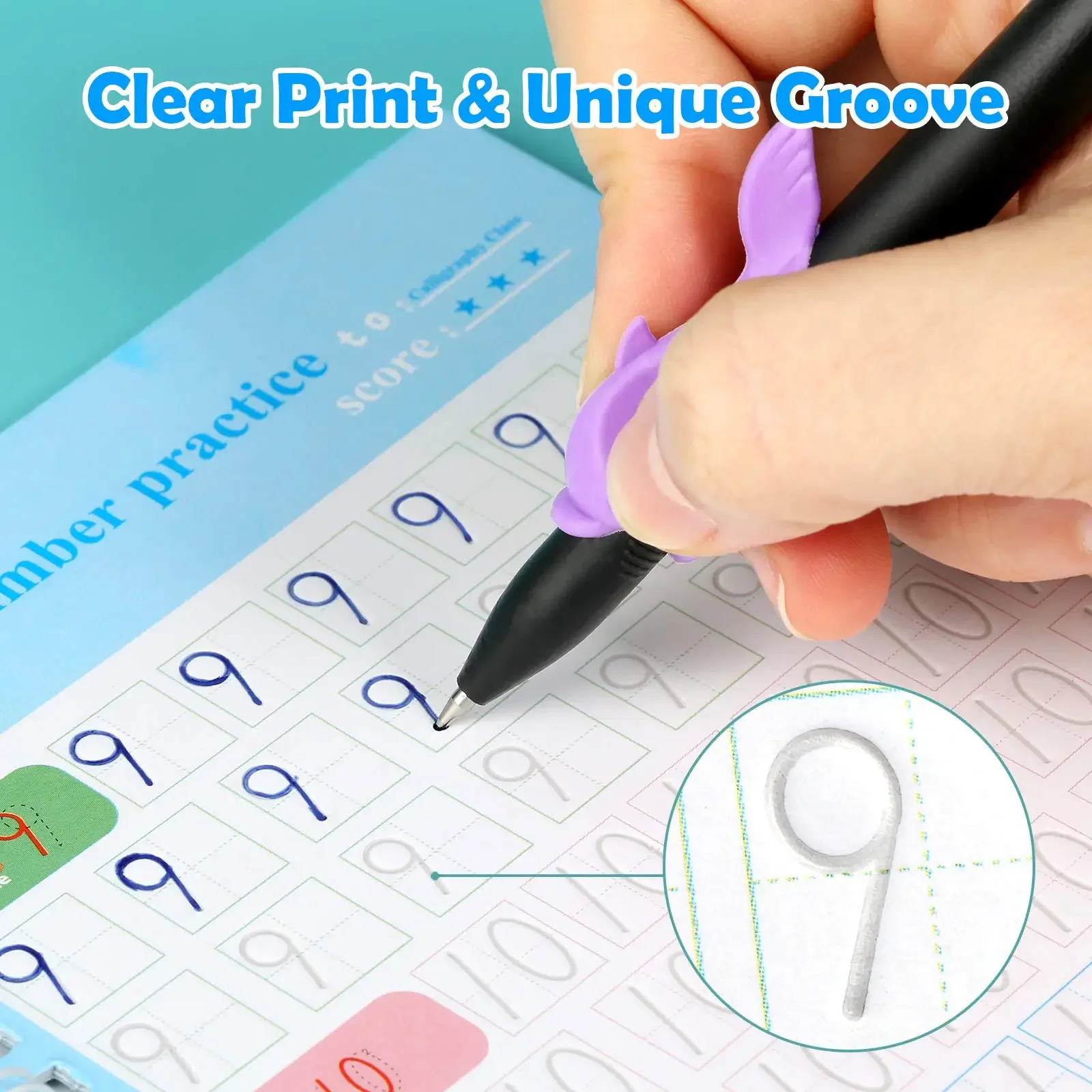 Magic Copy Book Kids Books Practice Copybook For Calligraphy Montessori Children's Educational Coloring