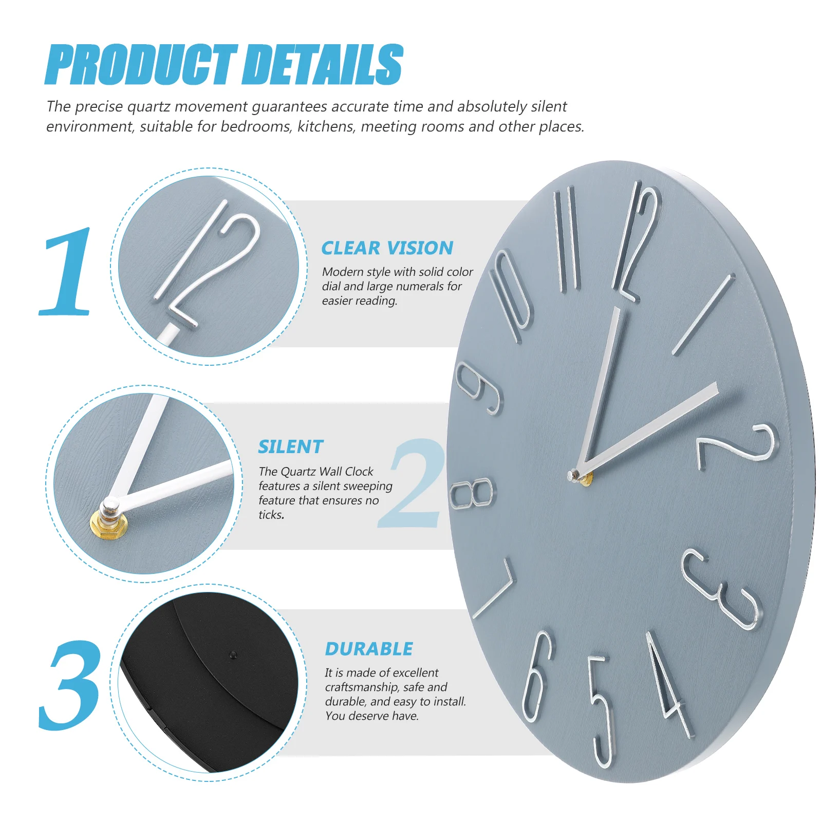 

Living Room Clock Modern Creative Wall Bike No Ticking Plastic Silent Child