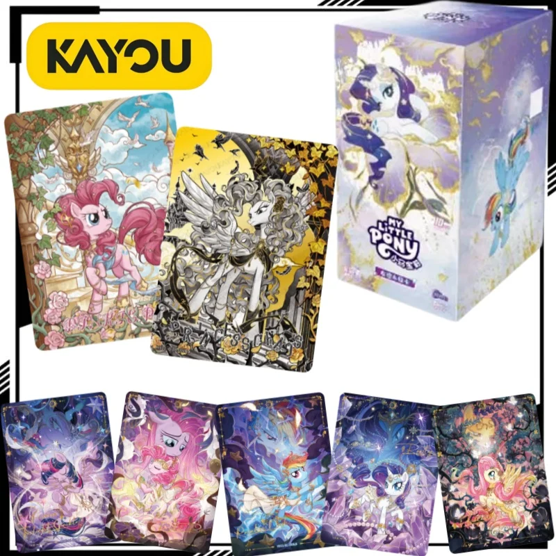 

KAYOU Official My Little Pony Twilight Sparkle Series 11 Collector Cards Pinkie Pie Card Full Box Anime Merchandise Holiday Gift