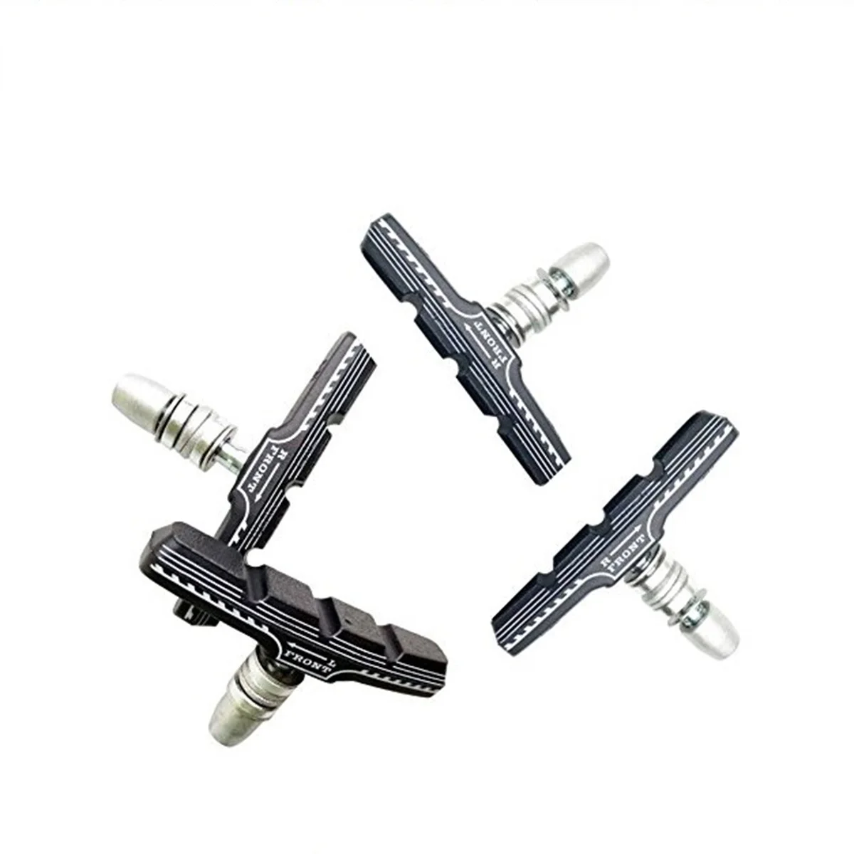 

Hybrid V Bike Brake Pads Spacer Hex Nut Complete Set Durable Long Life Replacement Brake Blocks for High